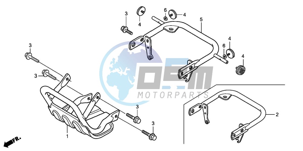 CARRY PIPE (TRX300EX'01-'06)