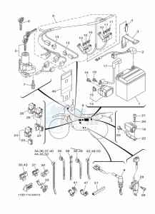 XT250 XT250M (B1UC) drawing ELECTRICAL 1