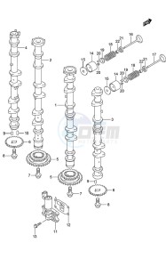 DF 250AP drawing Camshaft