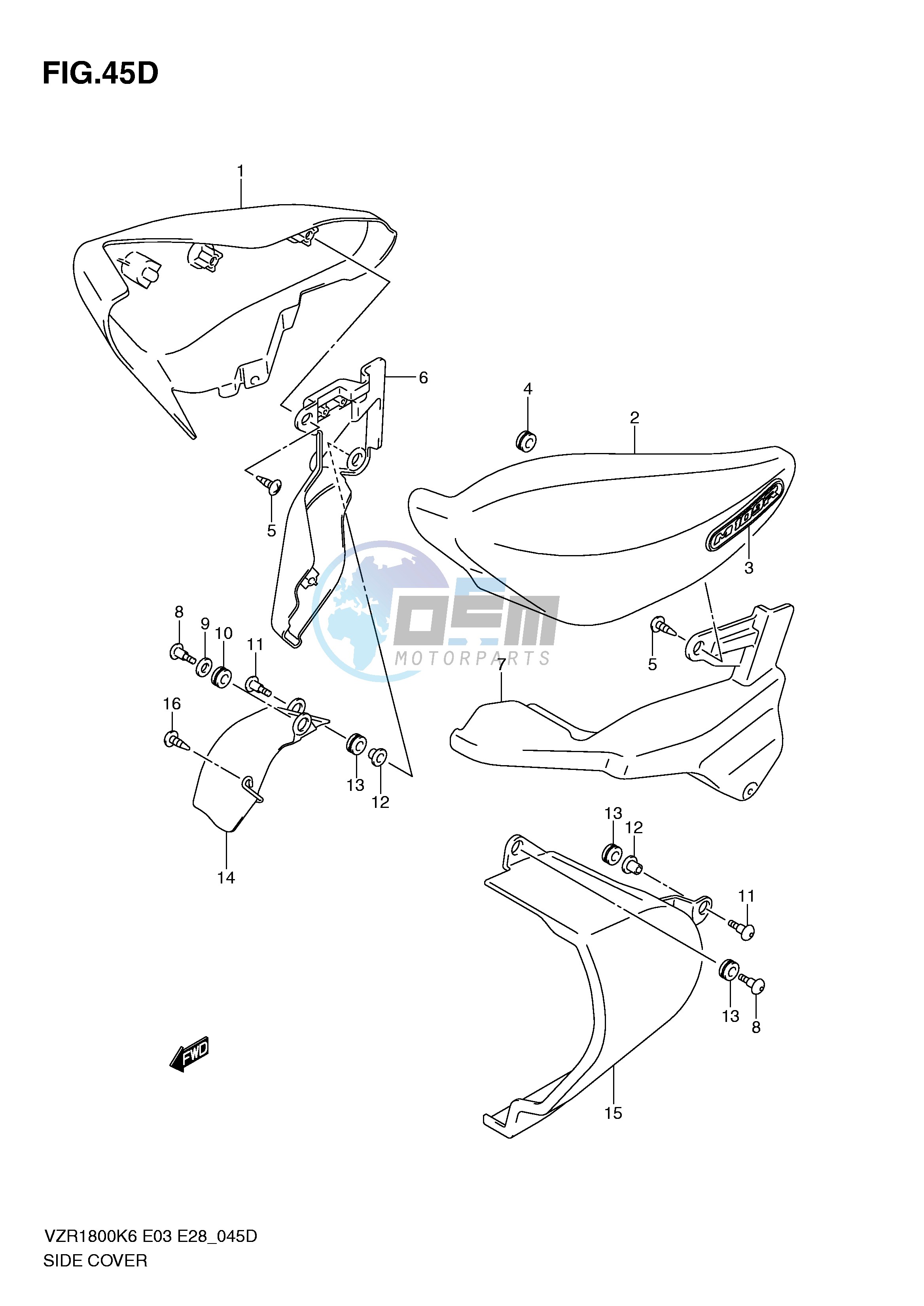 SIDE COVER (VZR1800L0)