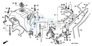 XL1000V9 Europe Direct - (ED) drawing FUEL TANK