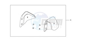 CBF10009 Ireland - (EK) drawing KNUCKLE VISOR