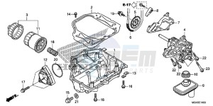 VFR1200XD CrossTourer - VFR1200X Dual Clutch 2ED - (2ED) drawing OIL PUMP (VFR1200X)