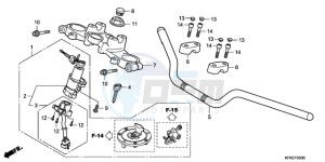 VTR2509 ED / LL MK drawing HANDLE PIPE/TOP BRIDGE