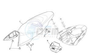 Shiver 750 drawing Saddle