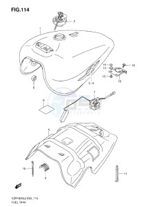 VZR 1800 Z drawing FUEL TANK L2