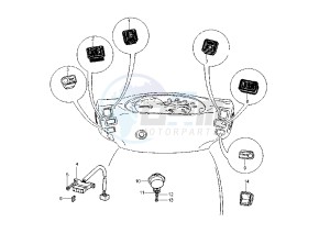 Hexagon 125-150 drawing Handlebar Switch