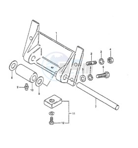 DT 65 drawing Cylinder Support