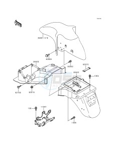 ZX 600 E [NINJA ZX-6] (E1-E3) [NINJA ZX-6] drawing FENDERS