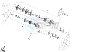 SENDA DRD MOTARD - 125 CC drawing TRANSMISSION