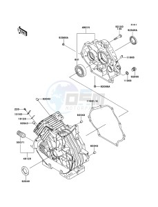 MULE_610_4X4 KAF400ACF EU drawing Crankcase