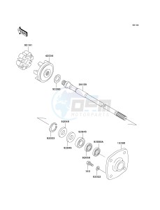 JT 1200 [1200 STX-R] (A1-A2) [1200 STX-R] drawing DRIVE SHAFT