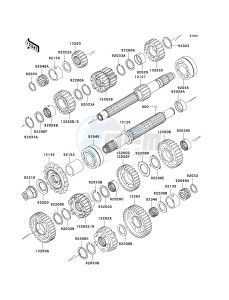 ZR 1000 A [Z1000] (A1-A3) drawing TRANSMISSION