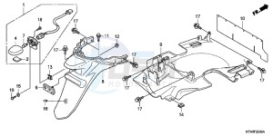 SH300C drawing REAR FENDER