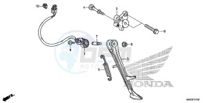 CBR1000SAG CBR1000 ED drawing STAND