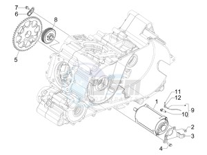 GP 800 Centenario drawing Starter - Electric starter