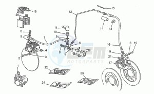 V 65 650 Polizia - PA NuovoTipo Polizia/PA NuovoTipo drawing Brake caliper