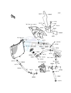 NINJA H2 ZX1000NGF XX (EU ME A(FRICA) drawing Water Pipe