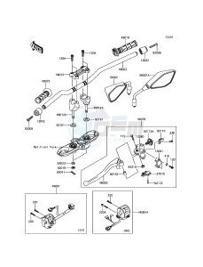 Z800 ZR800EGF UF (UK FA) XX (EU ME A(FRICA) drawing Handlebar