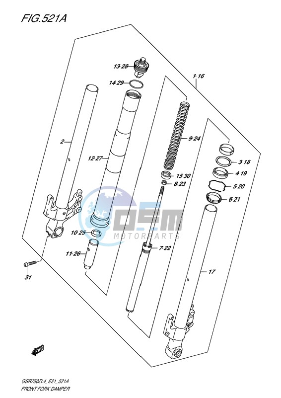 FRONT FORK DAMPER