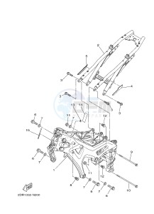 MT09A MT09 ABS 900 (2DRH) drawing FRAME