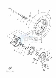 GPD125-A NMAX 125 (BV3J) drawing STEERING