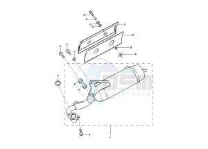 YQ AEROX 50 drawing EXHAUST CHE, ISR