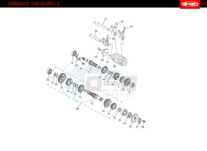 SMX-125-4T-BLACK drawing GEARBOX  EURO3