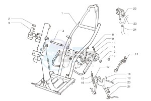 Ark LC Silver-Blue 50 drawing Chassis-Central stand