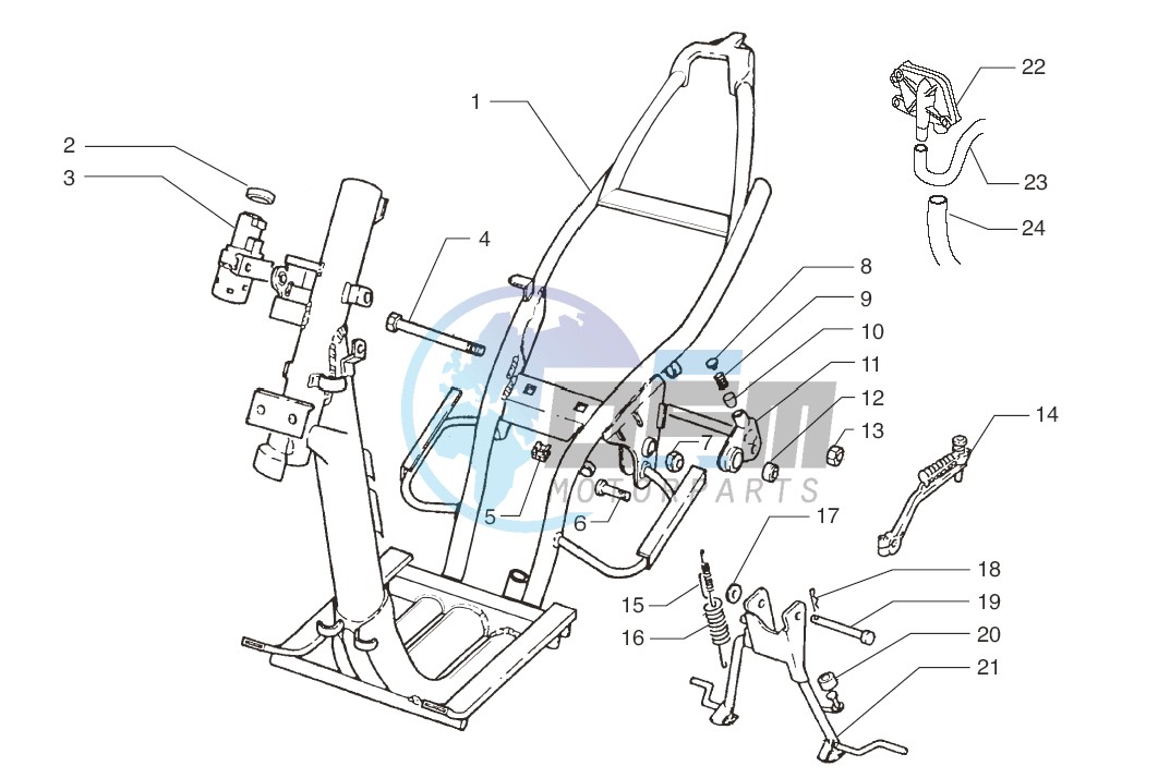 Chassis-Central stand