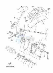 YFM700FWB KODIAK 700 (B6KE) drawing SHIFT SHAFT