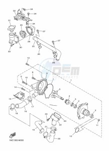 FJR1300-AE (BNP5) drawing WATER PUMP