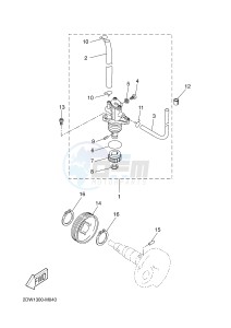 CW50E (2DW1) drawing OIL PUMP