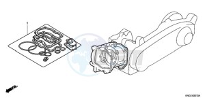 SH300A9 France - (F / ABS CMF) drawing GASKET KIT A