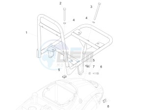 Liberty 125 4T PTT E3 (E) (EMEA) drawing Rear luggage rack