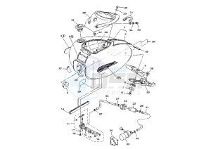 XVS DRAG STAR 1100 drawing FUEL TANK MY02