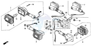 CB250 drawing WINKER