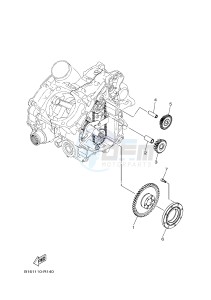 YFM700FWAD YFM70GPSH GRIZZLY 700 EPS SPECIAL EDITION (2UDM) drawing STARTER CLUTCH