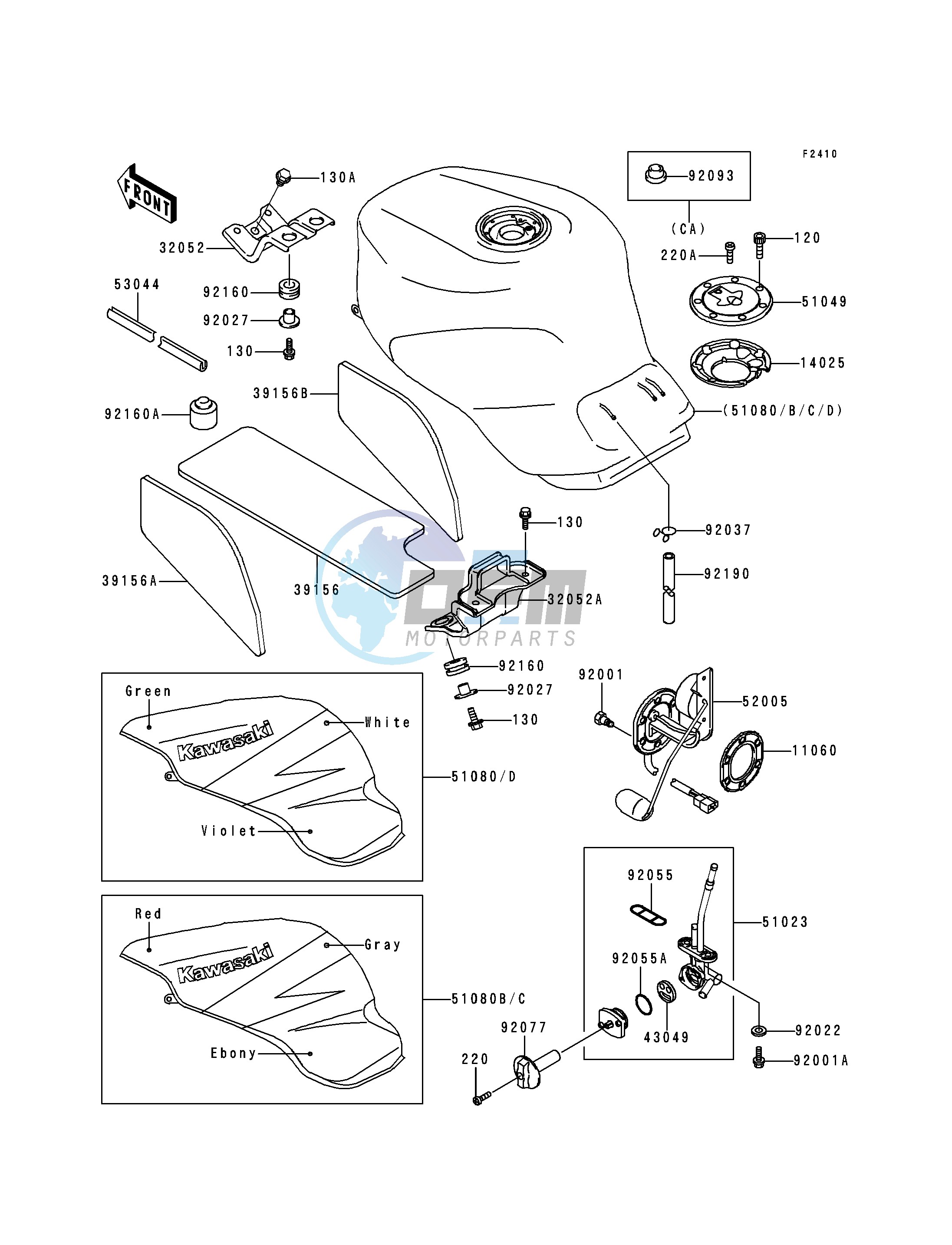 FUEL TANK -- ZX900-B1- -