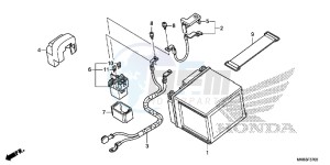 CBR1000RRF Fireblade - CBR1000RR 2ED - (2ED) drawing BATTERY (CBR1000RR/ S)