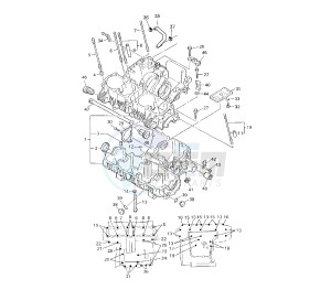 XJR 1300 drawing CRANKCASE