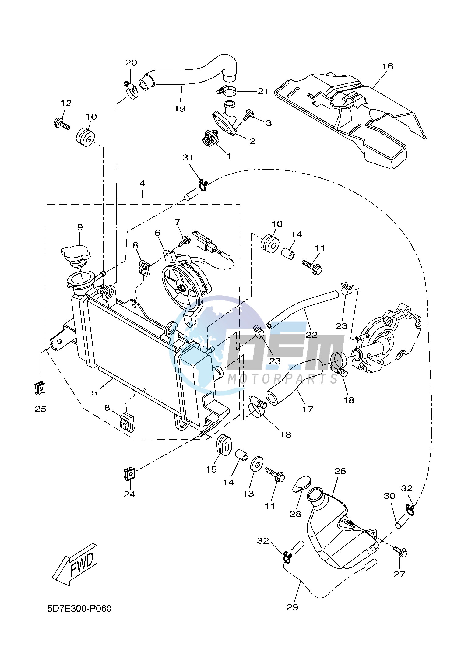 RADIATOR & HOSE