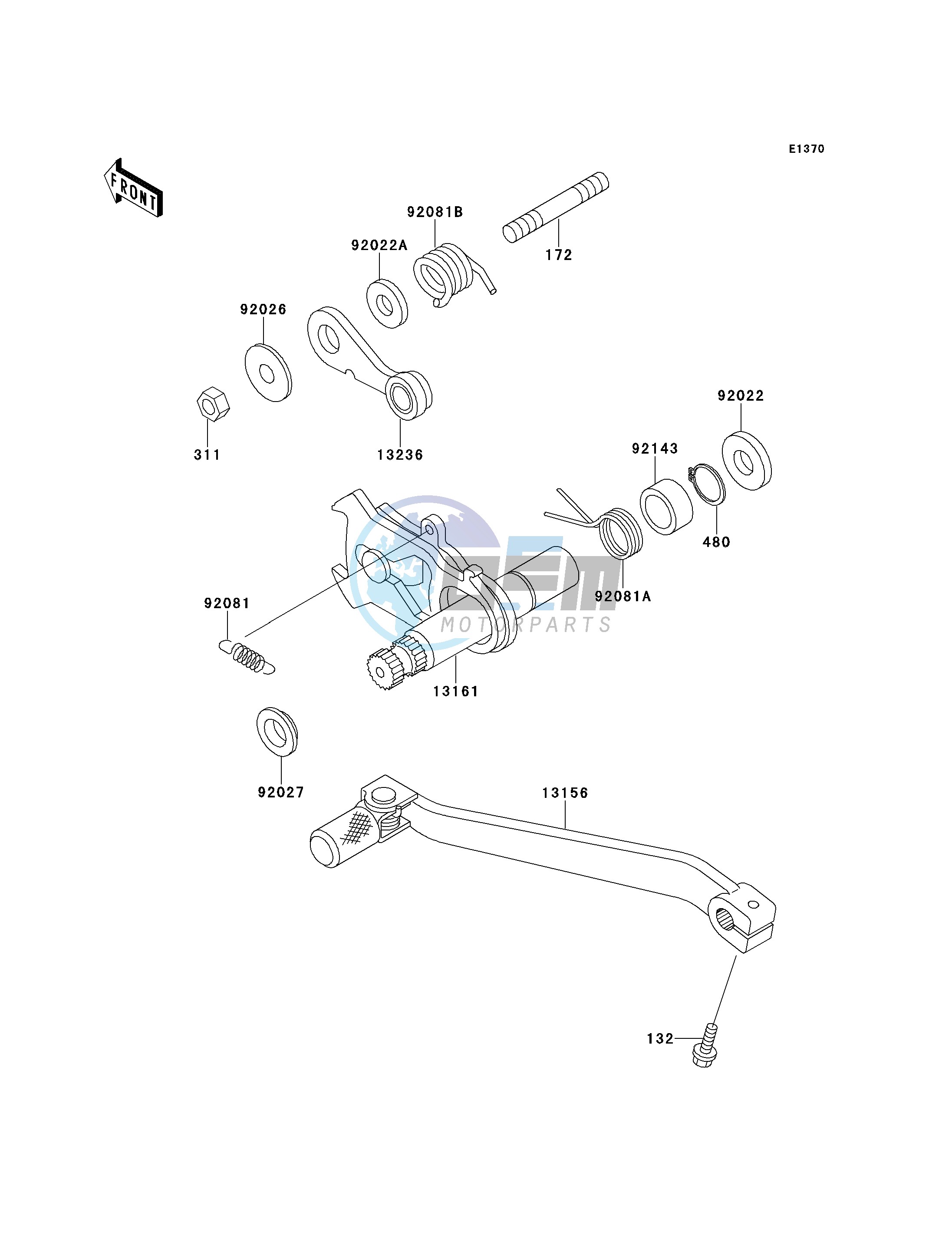 GEAR CHANGE MECHANISM