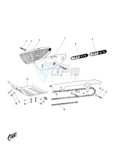 C2 SS TR [ROADRUNNER] (SS-TR) 125 [ROADRUNNER] drawing SIDE COVERS_CHAIN COVER_CHAIN