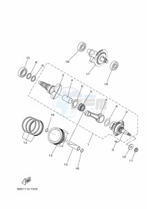 YFM450FWBD KODIAK 450 EPS (BHT2) drawing CRANKSHAFT & PISTON