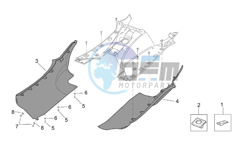 Central body - Side fairings