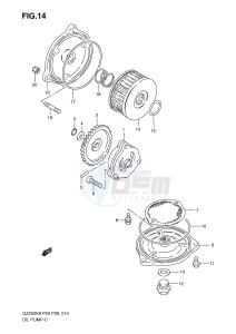 GZ250 (P3) drawing OIL PUMP