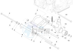 Fly 125 4t e3 (Vietnam) Vietnam drawing Swinging arm