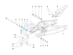 RS4 50 2T (CH, EU, JP) drawing Swing arm