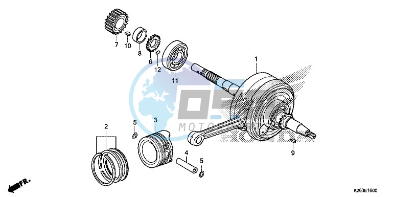 CRANKSHAFT/ PI STON